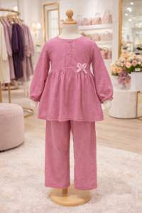 Stelan anak perempuan usia 2-12 THN bahan cringkle set anak perempuan terbaru