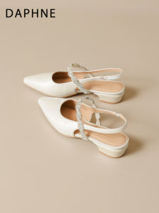 Daphne | French Style Mary Jane Pointed Toe Low Heel Shoe