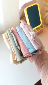 FINETOO 5pcs/set Cotton Seamless Panty for Women Breathable and Comfortable Underwear Set Antibacterial Brief