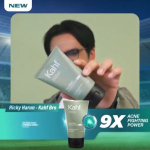 Kahf Acne & Pore Cleanse Scrub Face Wash 100ML - Sabun Muka dan Perawatan Wajah Pria