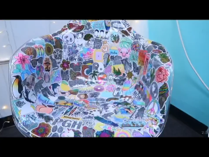 พร้อมส่ง 50 ชิ้น FOOTBALL CR7 Cristiano Ronaldo สติกเกอร์กันน้ำรูปแบบที่แตกต่างกัน เมื่อเปิดโปรแกรมเกม