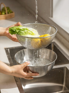 MODERN SWEETHOME | Multifunctional Stainless Steel Draining Basket