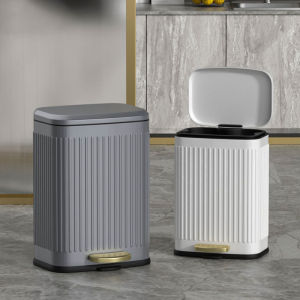 13L/6L phòng tắm thùng rác dung tích lớn bếp Pedal Thùng rác gấp cho xe hơi cho phòng tắm/phòng ngủ/nhà bếp/phòng khách