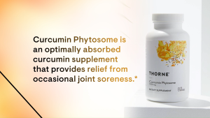 Thorne Curcumin Phytosome 60/120 Caps 1000mg per Serving Meriva Curcumin Support Healthy Inflammatory Response In Joints Muscles GI tract Liver Brain & Nerves NSF Certified
