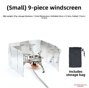 QIZHOU | Foldable Portable Windproof Shield for Camping Stoves