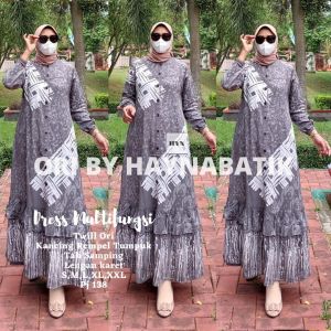 GAMIS TWILL ORI BY HAYNA BATIK / GAMIS TWILL TERBARU / GAMIS TWILL REMPEL TUMPUK GAMIS TWILL CAMDIMEKAR