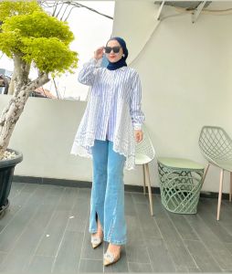 Semi Tunik Combi Brukat