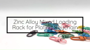 PrintYourStyle 10pcs Mixed Zinc Alloy Loading Rack for Plating Keychain