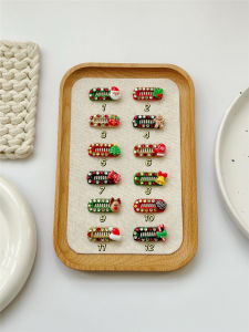 Christmas Dog Hair Clips Mini Pet Headwear Miniature Pinscher Nasal Clip BB Clip Fringe Hair Clips Bichon Frise Universal