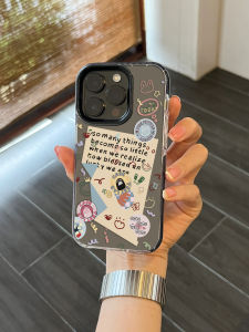 Cute Sweet Doodle Space Shell for   17Promax Full Cover Silent Key Soft TPU Case Creative 15Promax 14Pro 12Pro