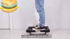 300KG Load Capacity Adjustable Appliance Mobile Base with Wheels Rolling Stand for Refrigerator and Washing Machine