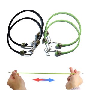 4mm Heavy Duty Bungee Cords with Hooks 10 Inch Mini Rubber Bungee Cord Elastic Bungee Straps for Luggage Roof Racks Tents Tarps