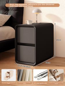 Ultra-Slim Suitable for Narrow Spaces Bedside Table