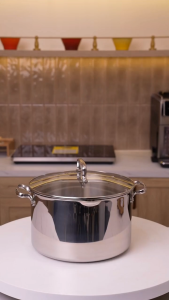 Nồi Luộc Gà Inox Cao Cấp 28cm Tefal Duetto Plus G7196455 – Nồi Luộc Nấu Canh Kho Hầm – Dùng Được Bếp Từ