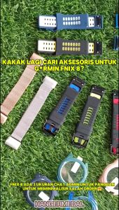 Tali Jam SILICONE DUAL COLOR untuk Garmin Fenix 8 51MM EPIX PRO 3 ENDURO 7X 6X 5X PRO PLUS STRAP BAND