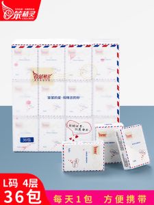 Portable Handkerchief Paper Pack: 36 Small Convenient Carryaround Tissues