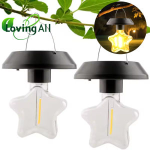 Solar Lights Suspending Waterproof Light Weatherproof Bright Energy-Saving LED Lantern For Garden Patio Landscape Backyard