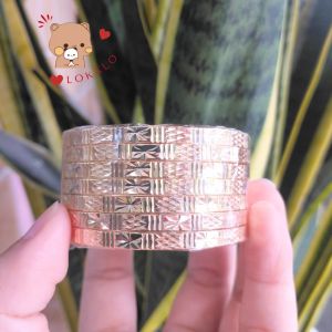 (Có Video) Bộ Ximen 04 Ly Chạm Chéo (Loại 02) Gồm 07 Chiếc Khoá Vàng Thật - Khoá Lưỡi Gà Cao Cấp - Đeo Cực Bền Chấp Cả Nước Mưa Lokalo 14922