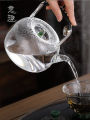 Yulanxiang Glass Tea Pot Electric Ceramic Stove Set for Office And Home Use High Temperature Resistant for Brewing Flower Tea. 