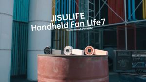 Quạt cầm tay mini Jisulife Life 7 ABS 5 cấp độ gió 3600mAh/5000mAh - Sử dụng liên tục 12h - Chính hãng - Bảo Hành 12 tháng