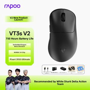 Rapoo | Lightweight Dual Mode Wireless Mouse 8K Ergonomic for Gaming