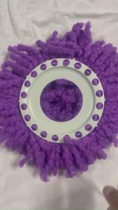 bông lau nhà thay thế-bông lau 360 độ mâm tròn siêu thấm hút sử dụng cho cây lau nhà tự vắt 360 đường kính 16cm