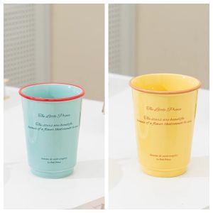 Dopamine Ceramic Toothbrush Cup Anti-Mold Antibacterial High Aesthetic Value Couples Morning Ritual Creative Bathroom Tool