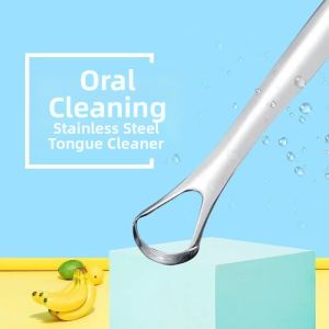WEIHEHU | Odor Removal Breath Freshening Stainless Steel Tongue Cleaner