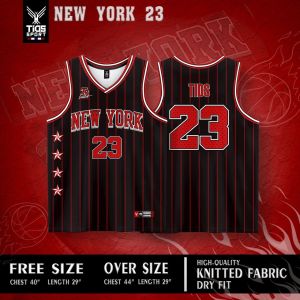 เสื้อกล้ามพิมพ์ลาย"NEW YORK"รุ่นTIDS ผ้านุ่มใส่สบาย เบอร์23สุดเฟี้ยว สไตล์ไม่ซ้ำ