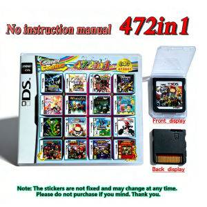 Bandai | 472 in 1 Compilation DS NDS 3DS 3DS NDSL Game Cartridge Card Video Game Handheld Player (R4 card) 23in1/208in1/280in1/482/4300