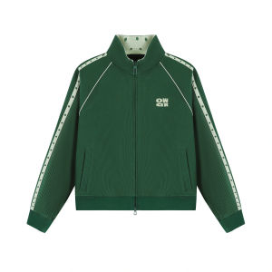 Polka Dot Stripe Tape American Sporty Leisure Jacket