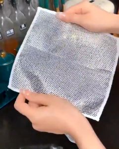 Single Layer Metal Mesh Cleaning Cloths/Replacement Kitchen Cleaning Dish Towels and Pot Towels/Wire Dish Towels