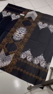 Sarung As. Tex - Anak Fa Fa Ulya Sarung Kaku Sarung Batik Santri Sarung Katun Halus Sarung Anak Muslim ( Katun Coksu & Abu 220 120