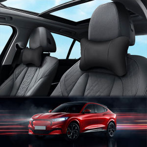 1/2ชิ้นเหมาะสำหรับฮอนด้าซิตี้แอคคอร์ด Cr-V Jazz Brio Bezal พอดีกับเป็นมิตรกับผิวหมอนรองคอรถยนต์พนักพิงศีรษะ