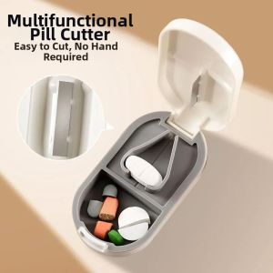 Pill Cutter & Medicine Organizer Portable