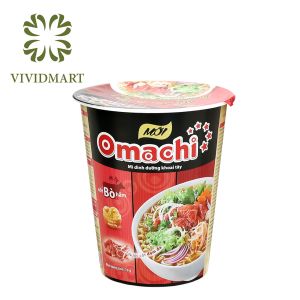 [LY LẺ] - MASAN - Mì ly Omachi (KHÔNG THỊT) 3 hương vị: Xốt Bò Hầm/ Sốt Bò Hầm Sườn Hầm Ngũ Quả Tôm Chua Cay - (66-72g/ly) - Mì ly ăn liền không thịt Omachi Mì ly dinh dưỡng khoai tây Omachi Mì ly healthy không chiên Omachi