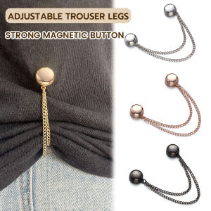 Seeko Shirt Magnetic Button Magnet Brooch Adjustable Trouser Legs Clothes Accessories