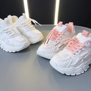 youNme Chunky Sneakers Dad Shoes for Kids Girls Rubber Shoes Casual Fashion Sapatos 3-10 Years Old