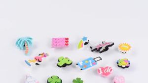 Miniso | MIX 15pcs/Set Game Box&Dandys World Shoe Charms Cartoon Shoe Accessories DIY Decor for Kids Shoes Birthday Gifts for Boys Girls