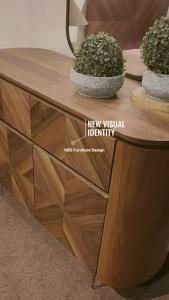 (FREE Installation+Shipping) KBS Lavola Bed Side Table / High Quality Solid Wood / Floating Acrylic Legs Design / Mid Century Modern / End Table /  70L x 40D x 50H cm