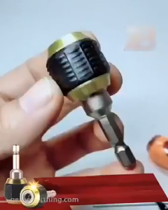 Big Head Pop-up Drill Three-Claw to 1/4 Hexagon 60mm Hexagon Shank Quick Change Joint Hand Electric