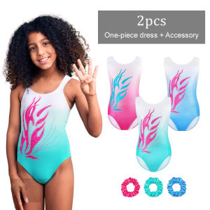 LOlanta Gymnastics Leotards for kids Girls Dance Outfit Sleeveles Sparkly Shiny Practice Performer Clothes 4-14Years