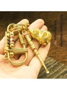 FENGHONGTAO | Handmade Brass Bird Keychain Accessory