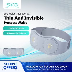 SKG W7 Premium Waist Massager Waist Belt Massage | Hot Compress | Lightweight W7/K3/K5