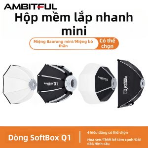 AMBITFUL | Hộp Sáng Mềm Hình Bát Giác Nhẹ Dễ Lắp Đặt với Grid