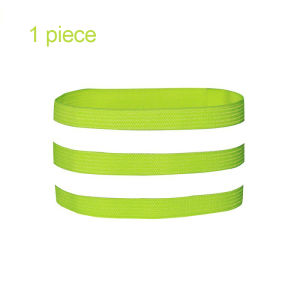 Reflective Leg Straps Cycling Ankle Strap Bicycle Trouser Band Hi Viz Adjustable Pant Cuffs Anti-Chain Wrap Night Safety Running