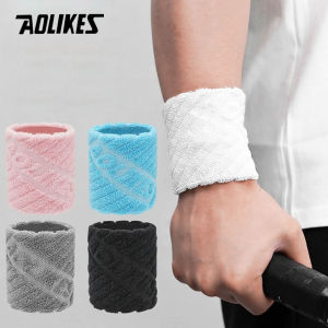 AOLIKES Wrist Sweatbands Sports Wristbands for Competitions Absorbent Sweatbands for Basketball Tennis Football Running Working