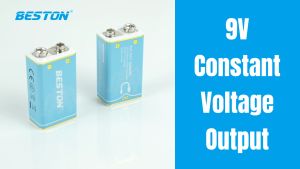 Bộ 2 viên Pin 9V Sạc Type-C Beston 3600mWh 9VC-10CV Lithium dùng cho micro đồ hồ đo điệnchuông báo