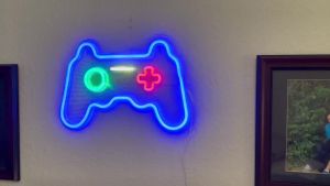 Gamepad Shape Neon Sign for Teen Boys Gamer Room Wall Home Decoration Led Light Night Lamp Cool Gamer Gifts