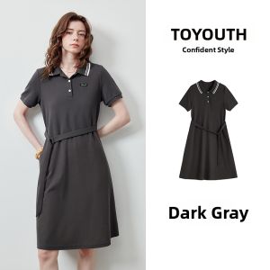 Toyouth | Retro Style Cotton Pique Dress